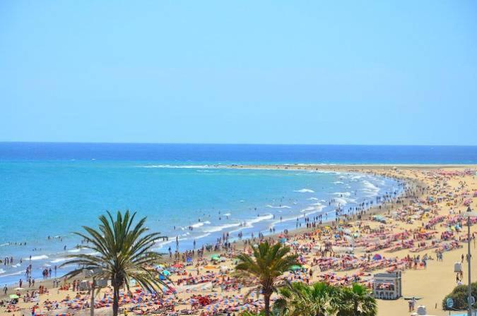 Bungalow Playa Del Ingles Santa Fe 56 Eksteriør bilde